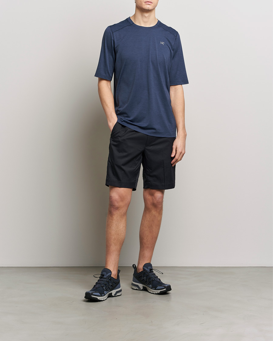 Homme | T-shirts | Arc'teryx | Cormac Crew Neck T-Shirt Black Sapphire Heather