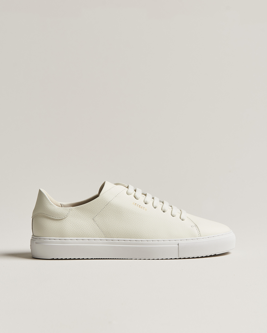 Homme | Axel Arigato Clean 90 Sneaker White Grained Leather | Axel Arigato | Clean 90 Sneaker White Grained Leather