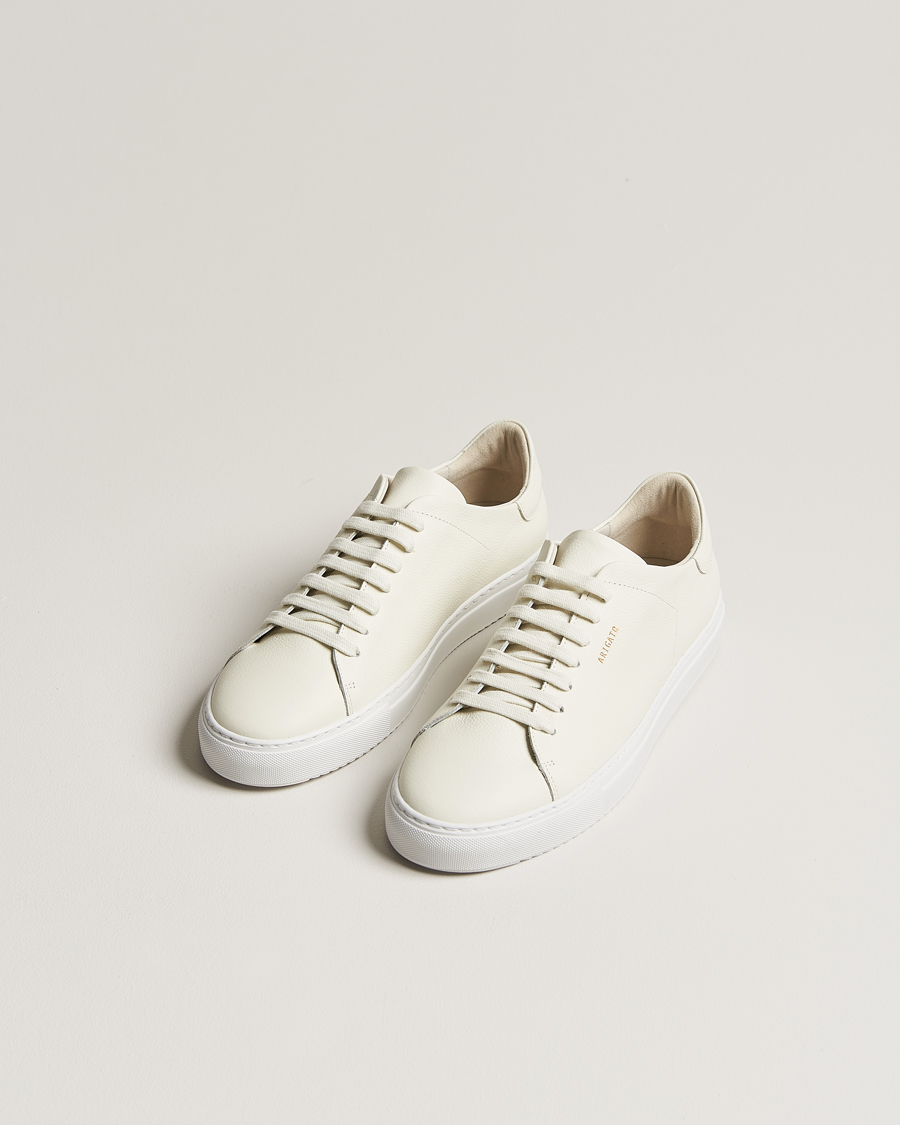 Homme | Baskets Blanches | Axel Arigato | Clean 90 Sneaker White Grained Leather