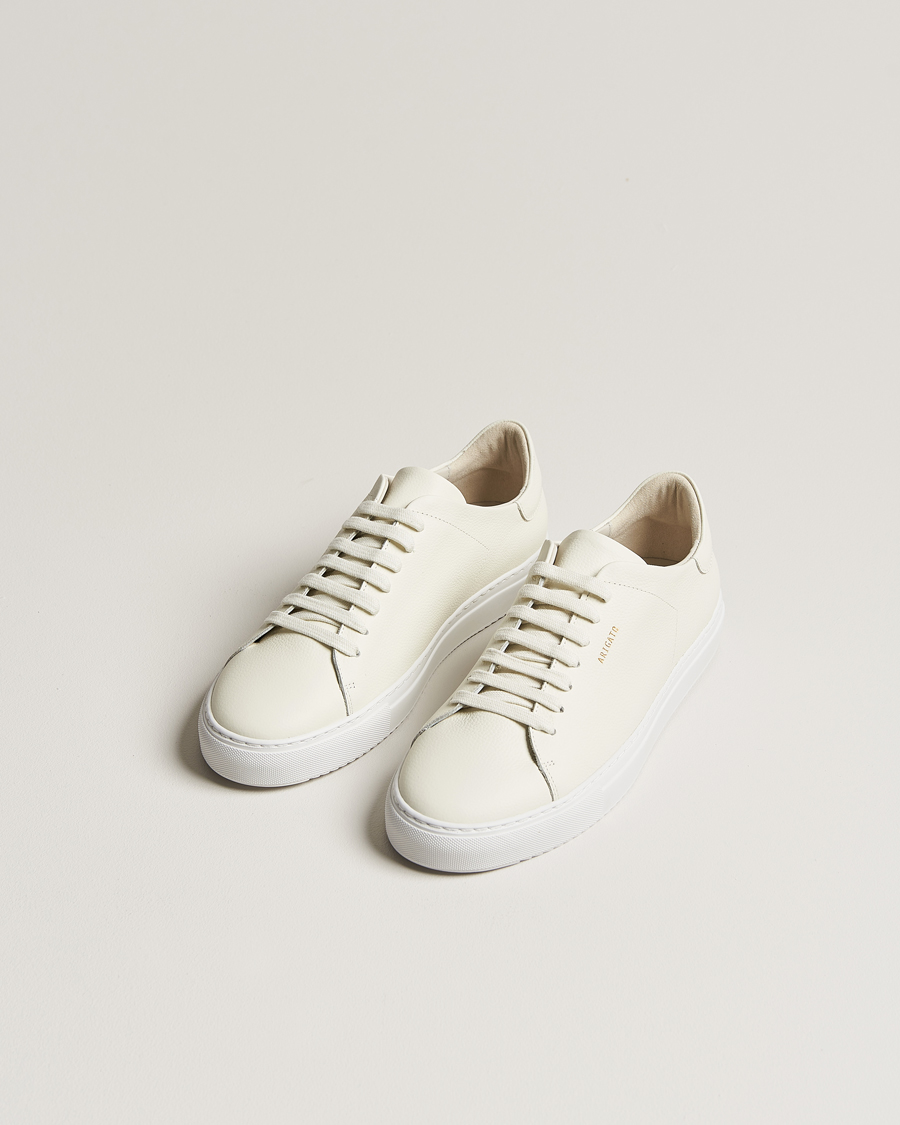 Homme | Axel Arigato Clean 90 Sneaker White Grained Leather | Axel Arigato | Clean 90 Sneaker White Grained Leather