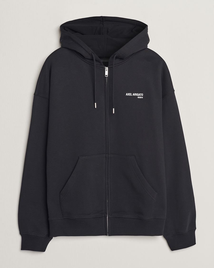 Homme | Pulls Et Tricots | Axel Arigato | Field Full Zip Hoodie Black