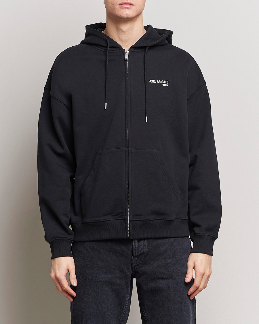 Homme | Pulls Et Tricots | Axel Arigato | Field Full Zip Hoodie Black