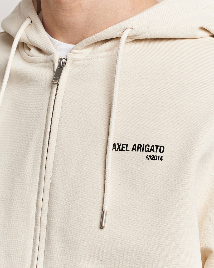 Homme | Pulls Et Tricots | Axel Arigato | Field Full Zip Hoodie Pale Beige