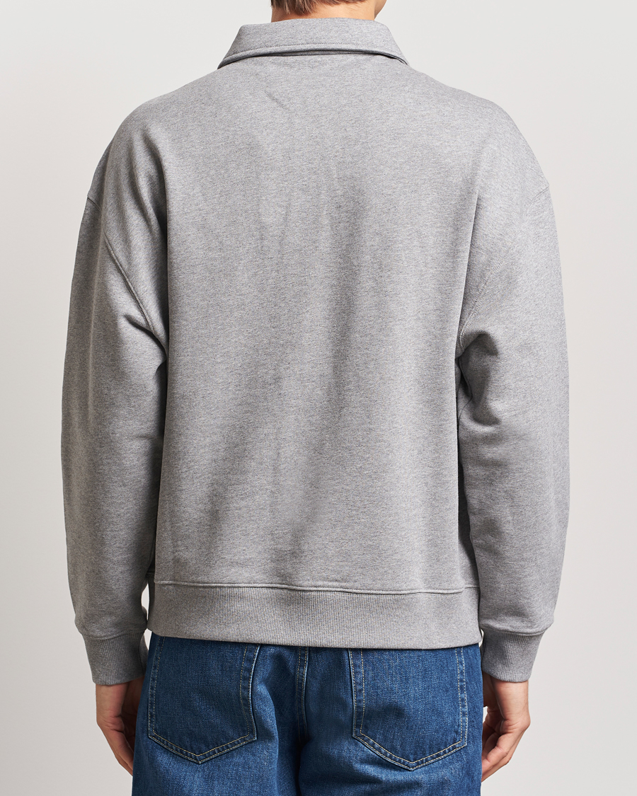 Homme | Pulls Et Tricots | Axel Arigato | Remi Half Zip Sweater Grey Melange