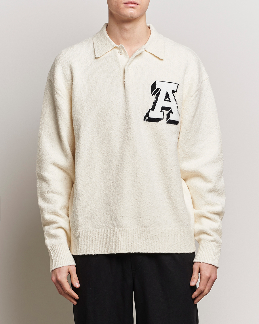Homme | Contemporary Creators | Axel Arigato | Team Knitted Polo Off White