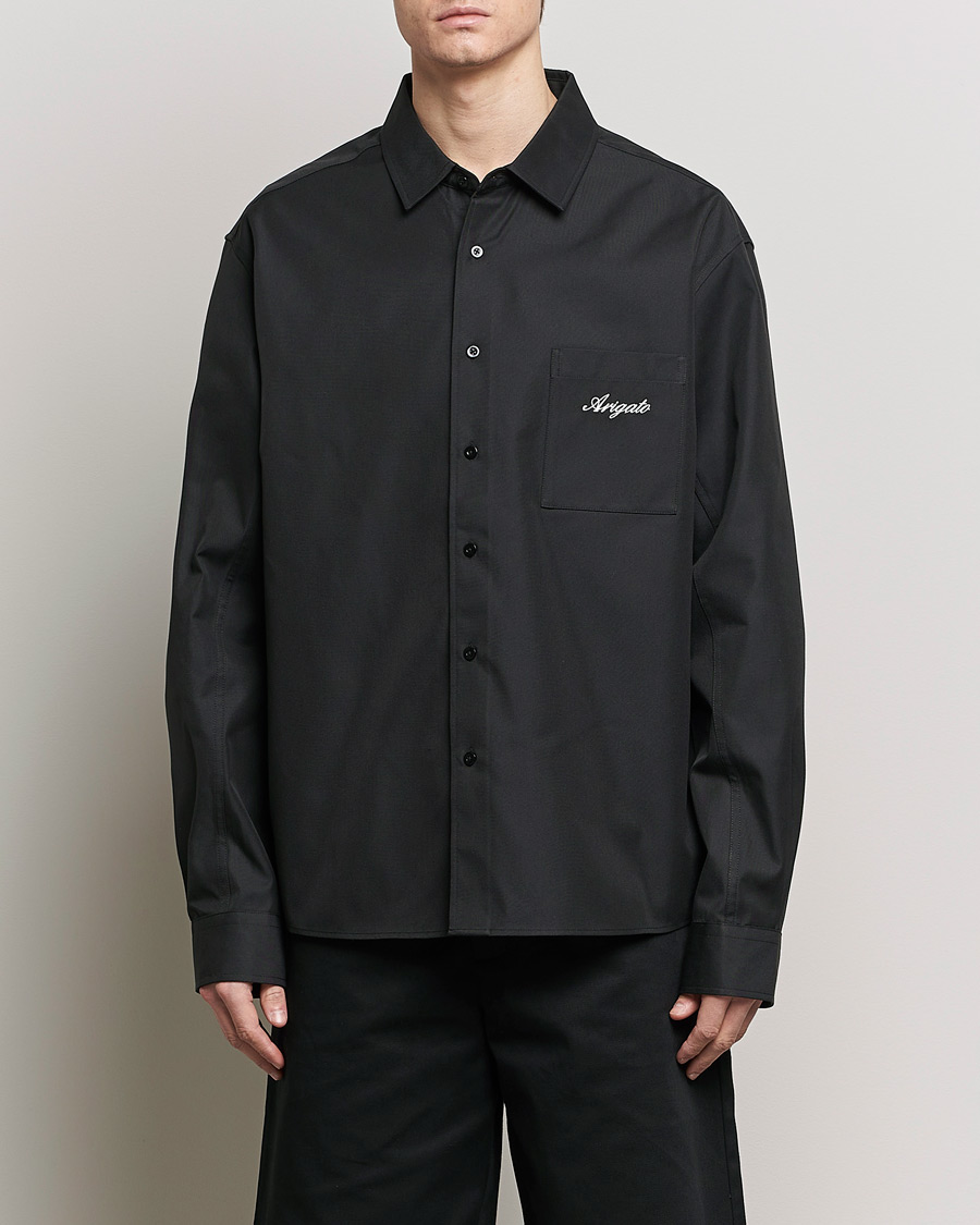 Homme | Sections | Axel Arigato | Flow Overshirt Black