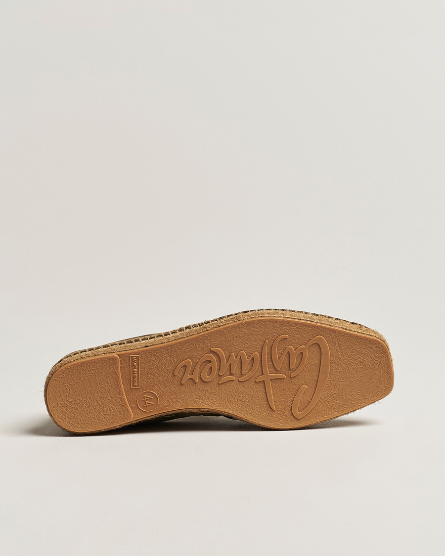Homme | Espadrilles | Castañer | Pablo Casual Suede Espadrilles Verde Bosque