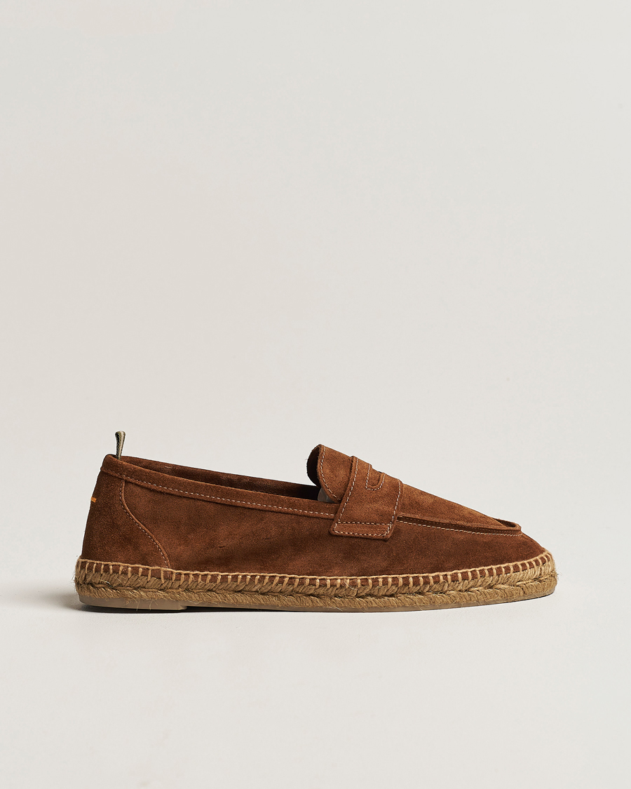 Homme | Espadrilles | Castañer | Nacho Casual Suede Loafers Cuero