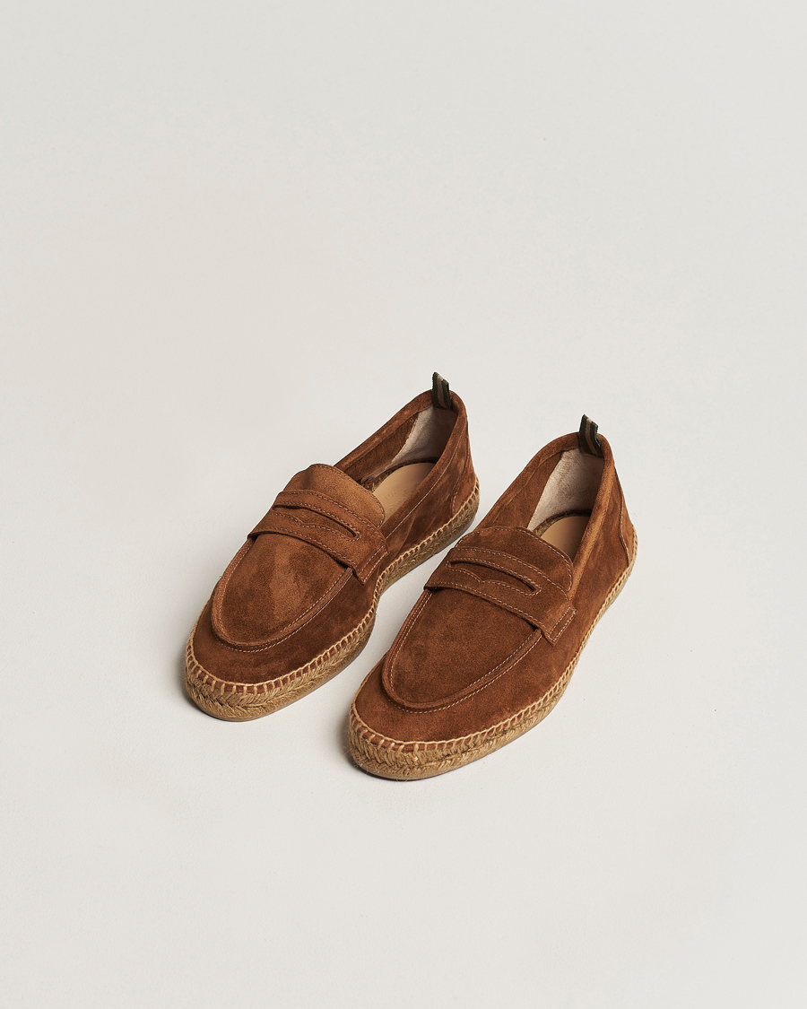 Homme | Chaussures | Castañer | Nacho Casual Suede Loafers Cuero