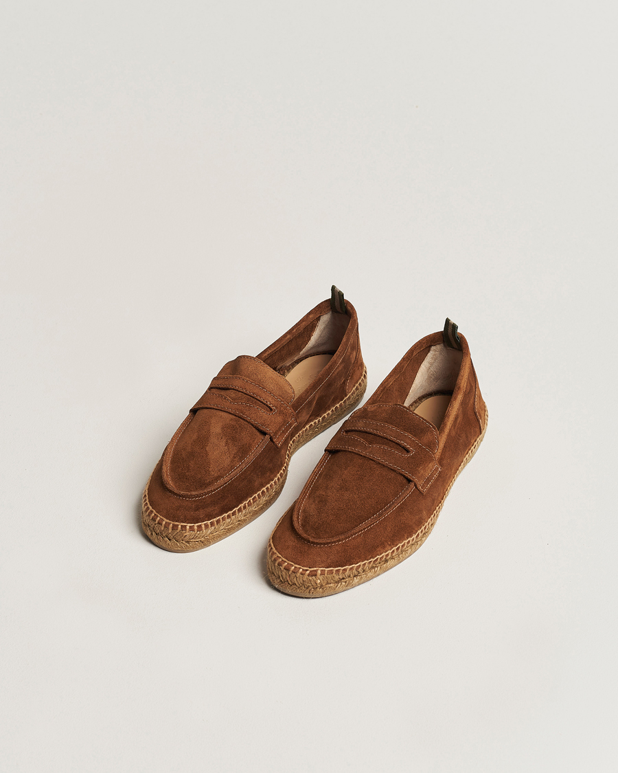 Homme | Espadrilles | Castañer | Nacho Casual Suede Loafers Cuero