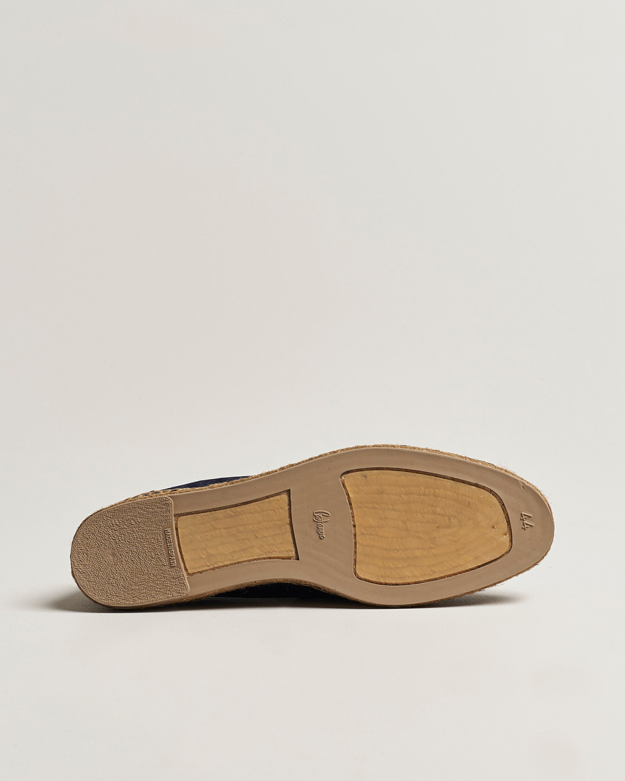 Homme | Espadrilles | Castañer | Nacho Casual Suede Loafers Azul Oscuro