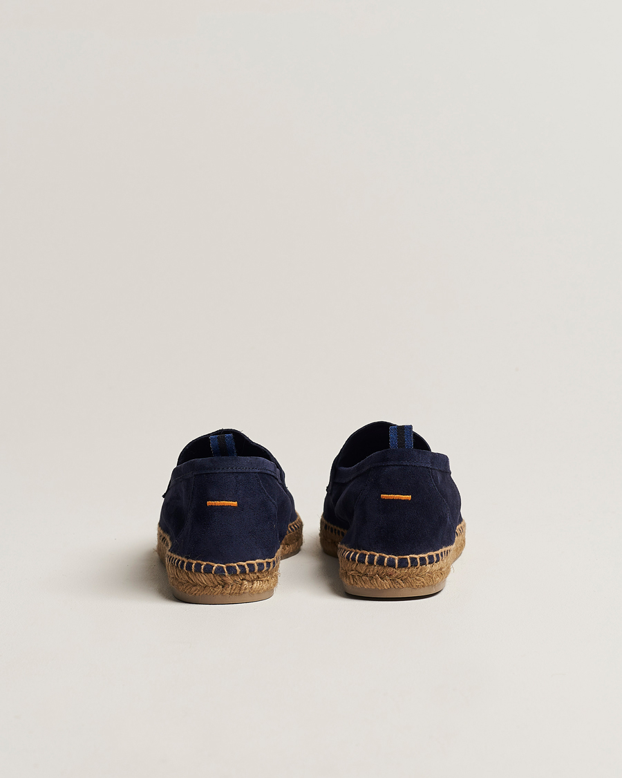 Homme | Espadrilles | Castañer | Nacho Casual Suede Loafers Azul Oscuro