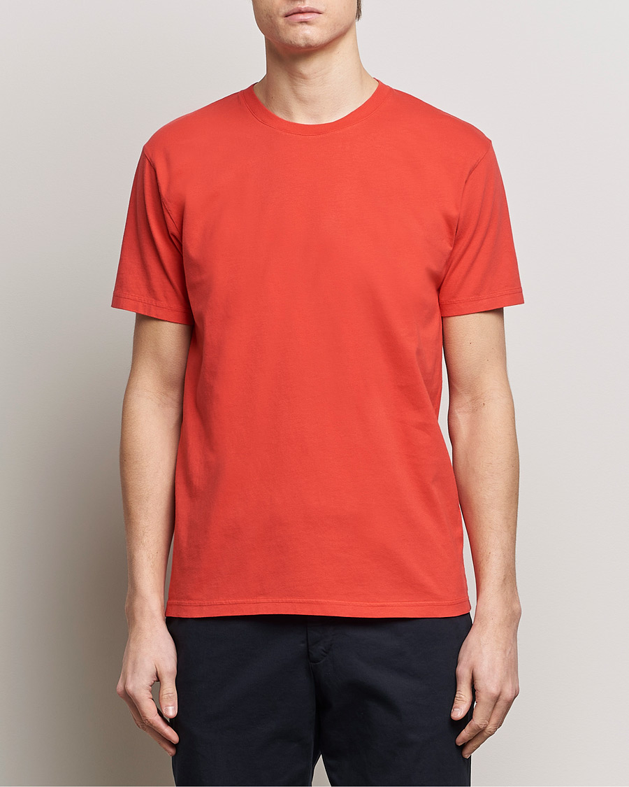 Homme |  | Colorful Standard | Classic Organic T-Shirt Red Tangerine