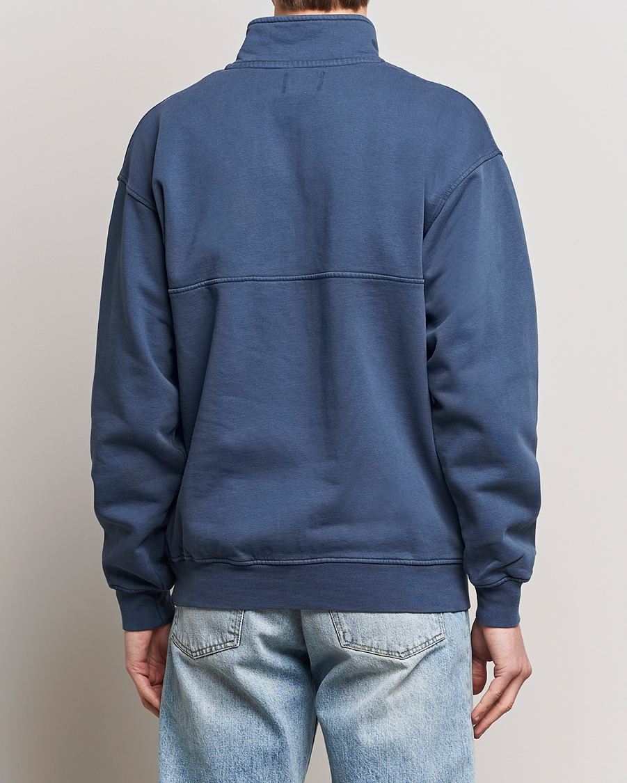 Homme | Pulls Et Tricots | Colorful Standard | Classic Organic Half-Zip Petrol Blue