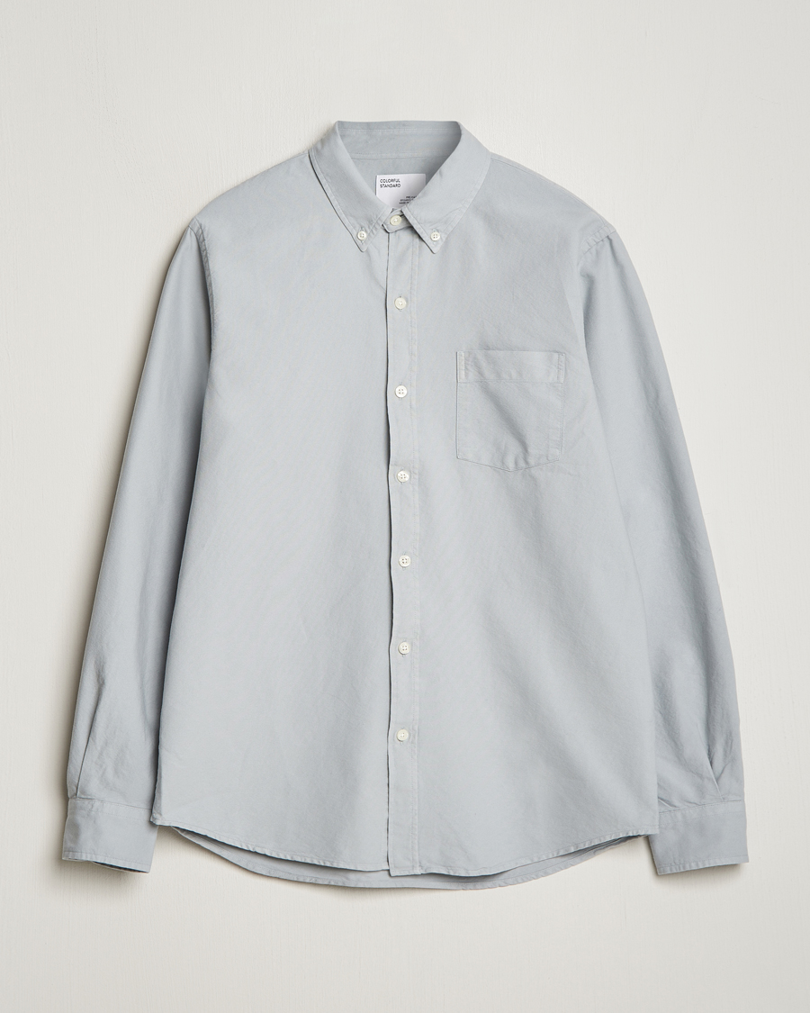 Homme | Chemises | Colorful Standard | Classic Organic Oxford Button Down Shirt Cloudy Grey