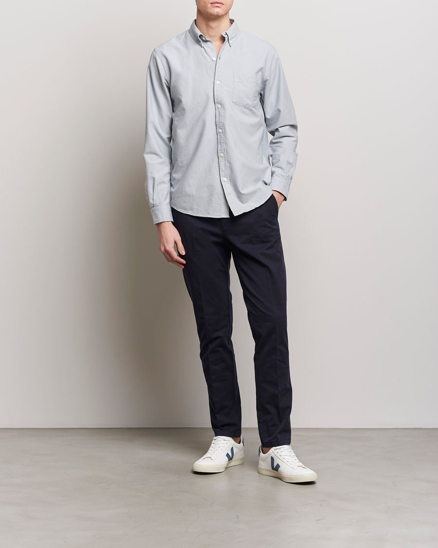 Homme | Chemises | Colorful Standard | Classic Organic Oxford Button Down Shirt Cloudy Grey