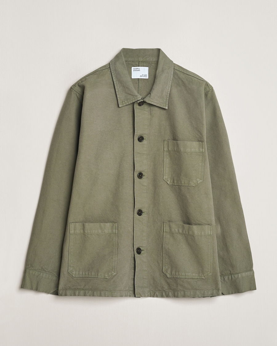 Homme | Chemises | Colorful Standard | Organic Workwear Jacket Dusty Olive