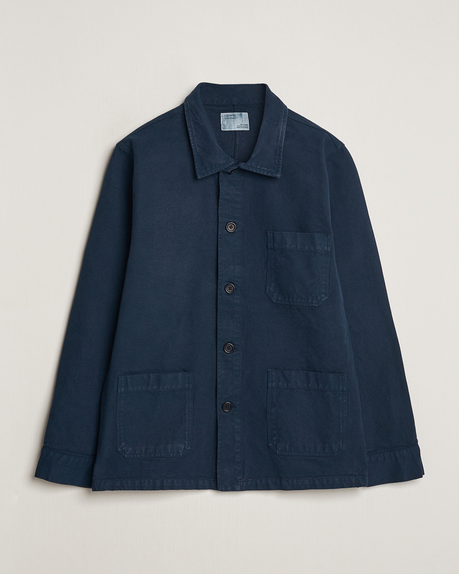 Homme | Chemises | Colorful Standard | Organic Workwear Jacket Navy Blue