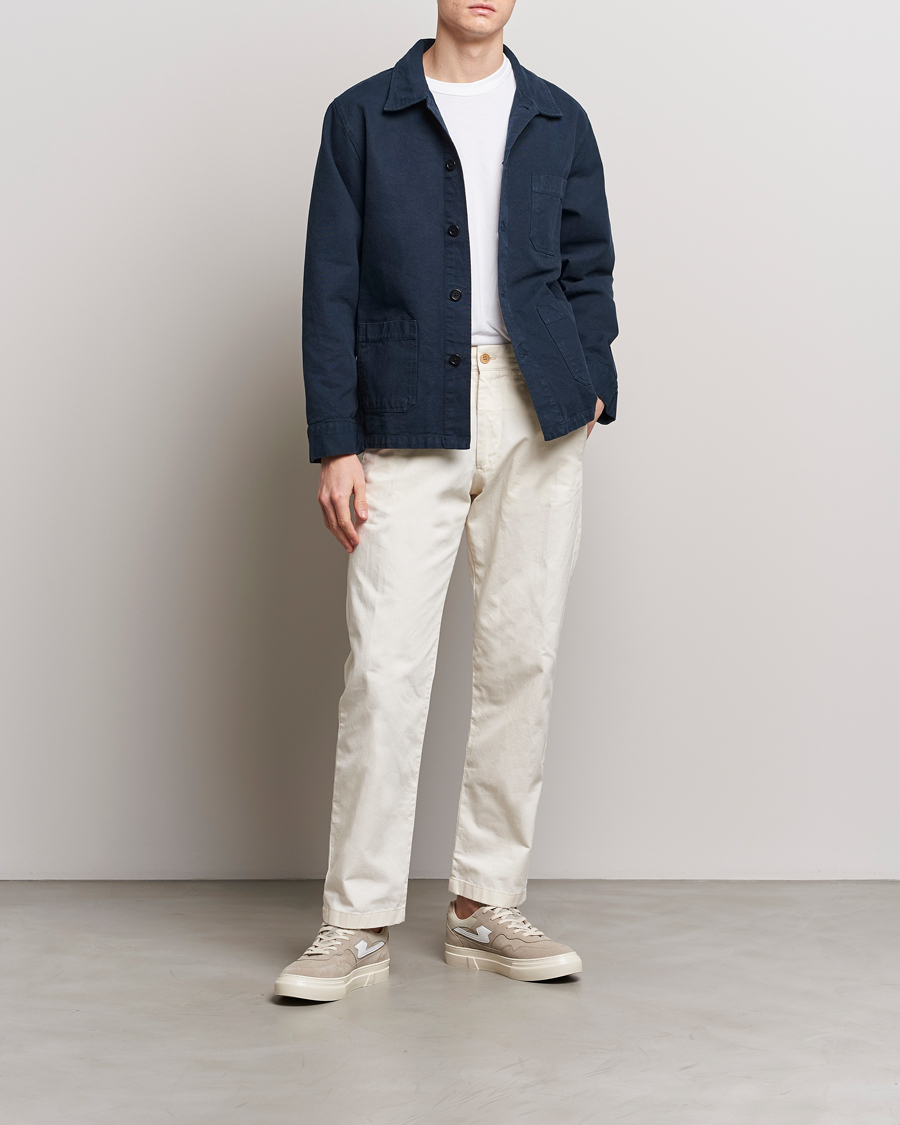 Homme | Chemises | Colorful Standard | Organic Workwear Jacket Navy Blue