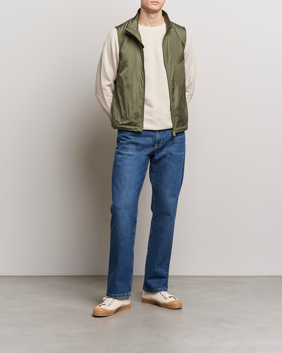 Homme | Manteaux Et Vestes | Aspesi | Vernes Nylon Gilet Sage