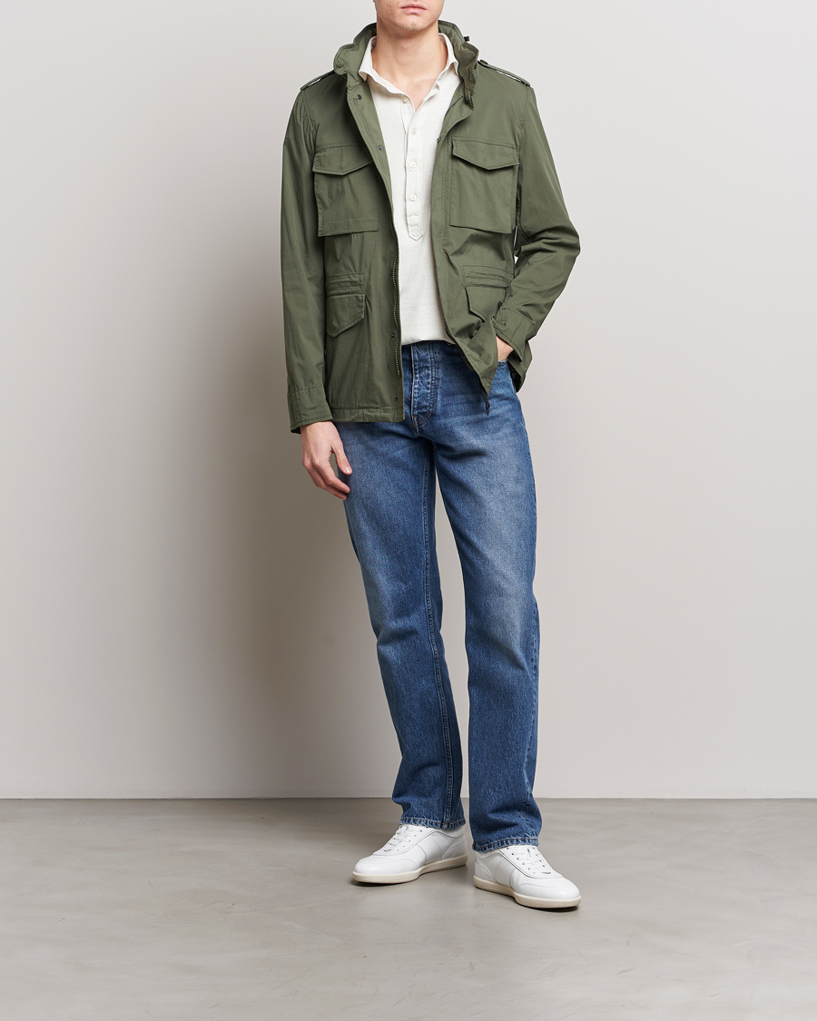 Homme | Manteaux Et Vestes | Aspesi | Lightweight Cotton Field Jacket Military