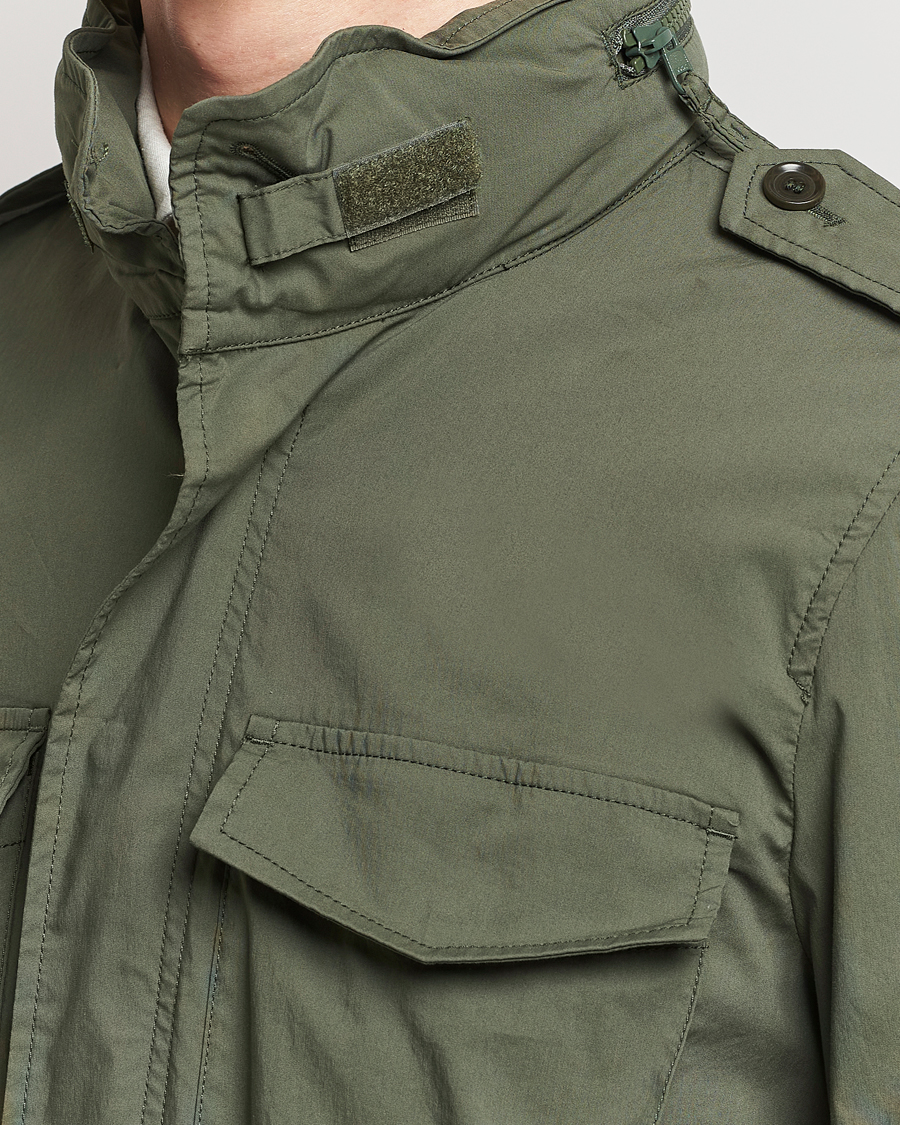 Homme | Manteaux Et Vestes | Aspesi | Lightweight Cotton Field Jacket Military