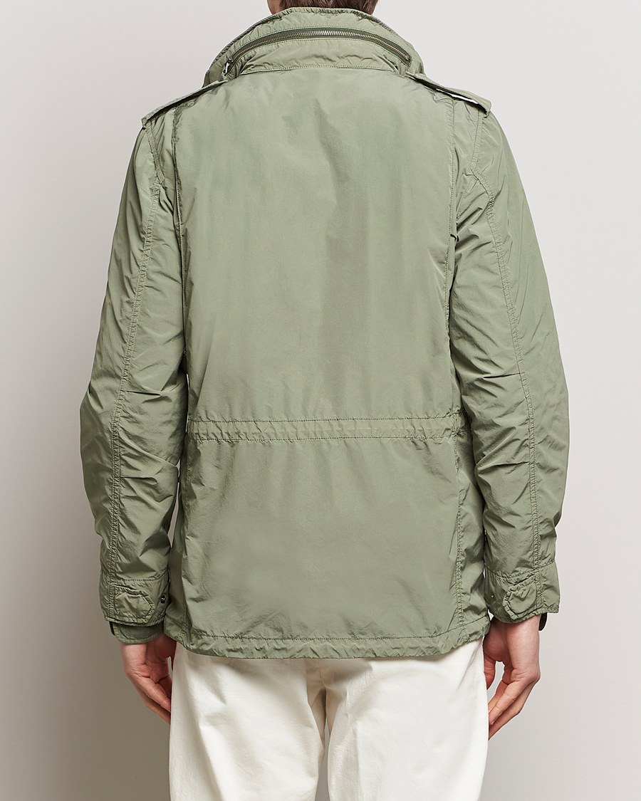 Homme | Manteaux Et Vestes | Aspesi | Giubotto Garment Dyed Field Jacket Sage
