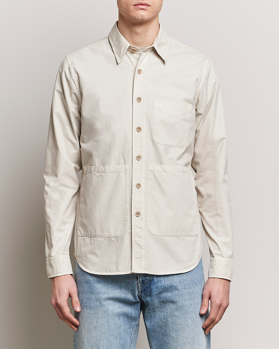 Homme | Manteaux Et Vestes | Aspesi | Utility Shirt Jacket Light Beige