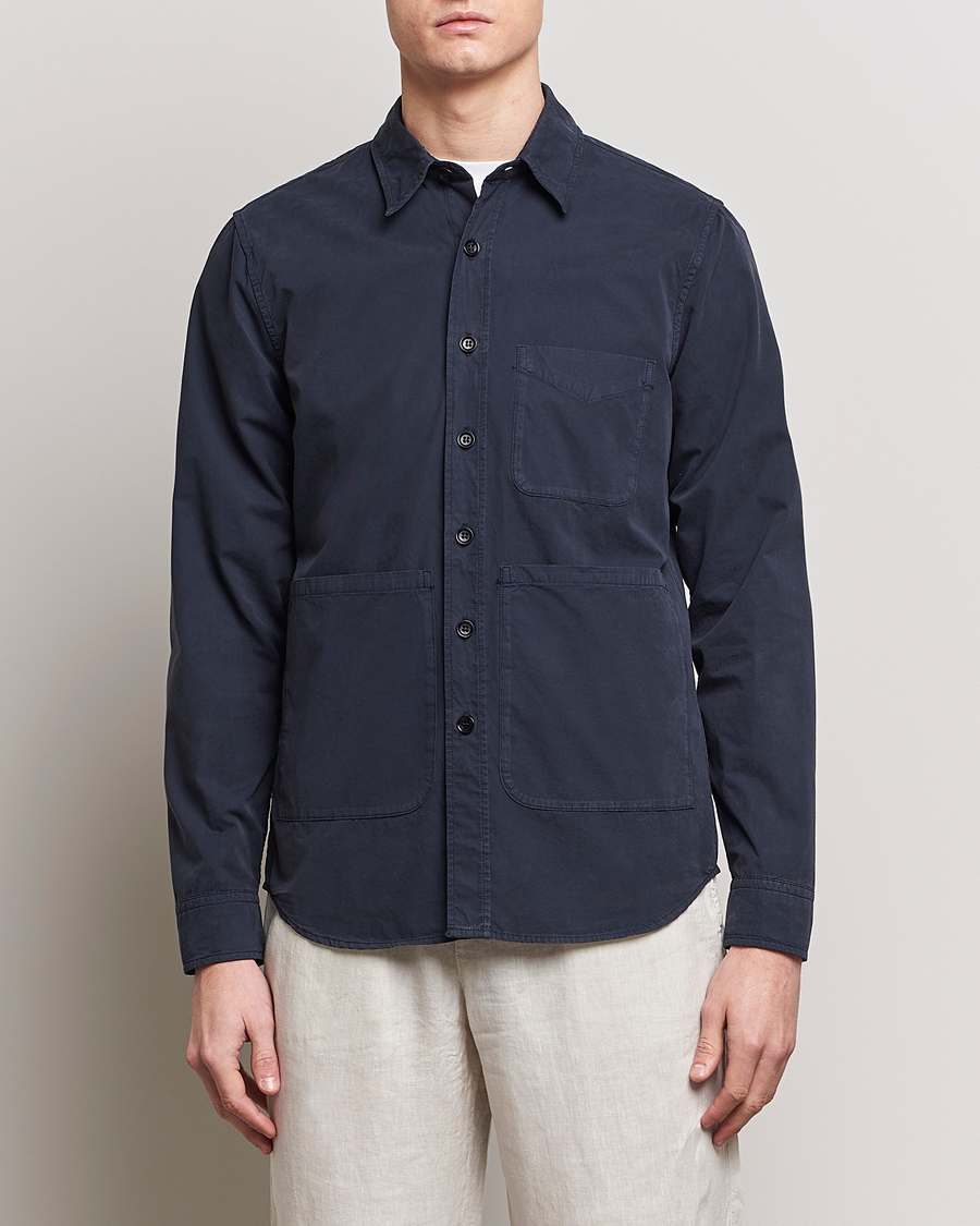 Homme | Manteaux Et Vestes | Aspesi | Utility Shirt Jacket Navy