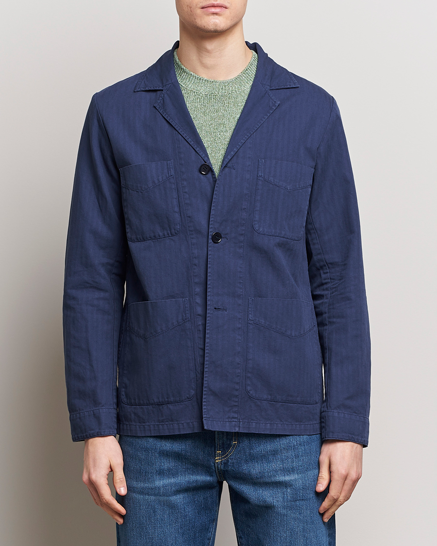 Homme | Manteaux Et Vestes | Aspesi | Fadango Shirt Jacket Navy
