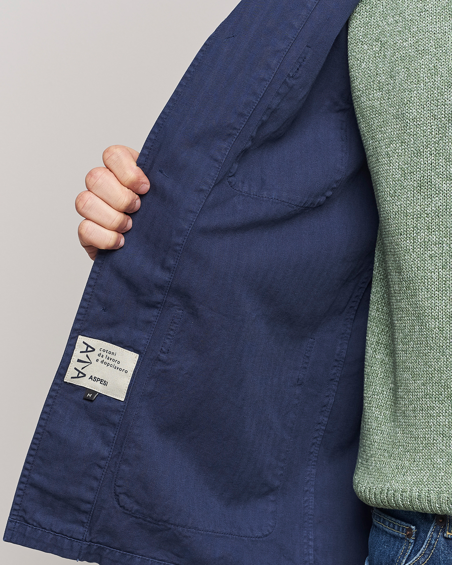 Homme | Manteaux Et Vestes | Aspesi | Fadango Shirt Jacket Navy
