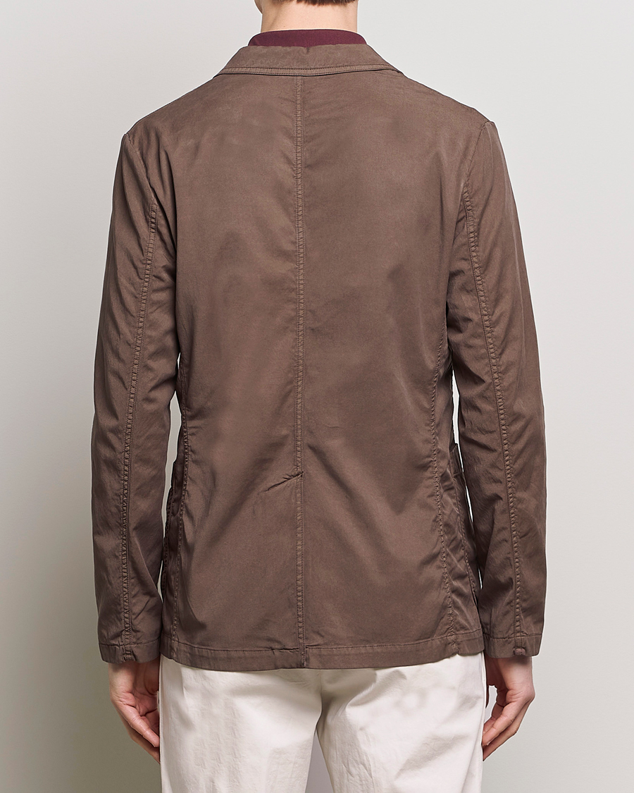 Homme | Blazers | Aspesi | Samuraki Washed Cotton Blazer Dark Brown