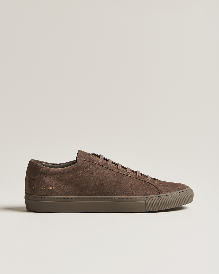 Homme | Common Projects Original Achilles Suede Sneaker Clay | Common Projects | Original Achilles Suede Sneaker Clay