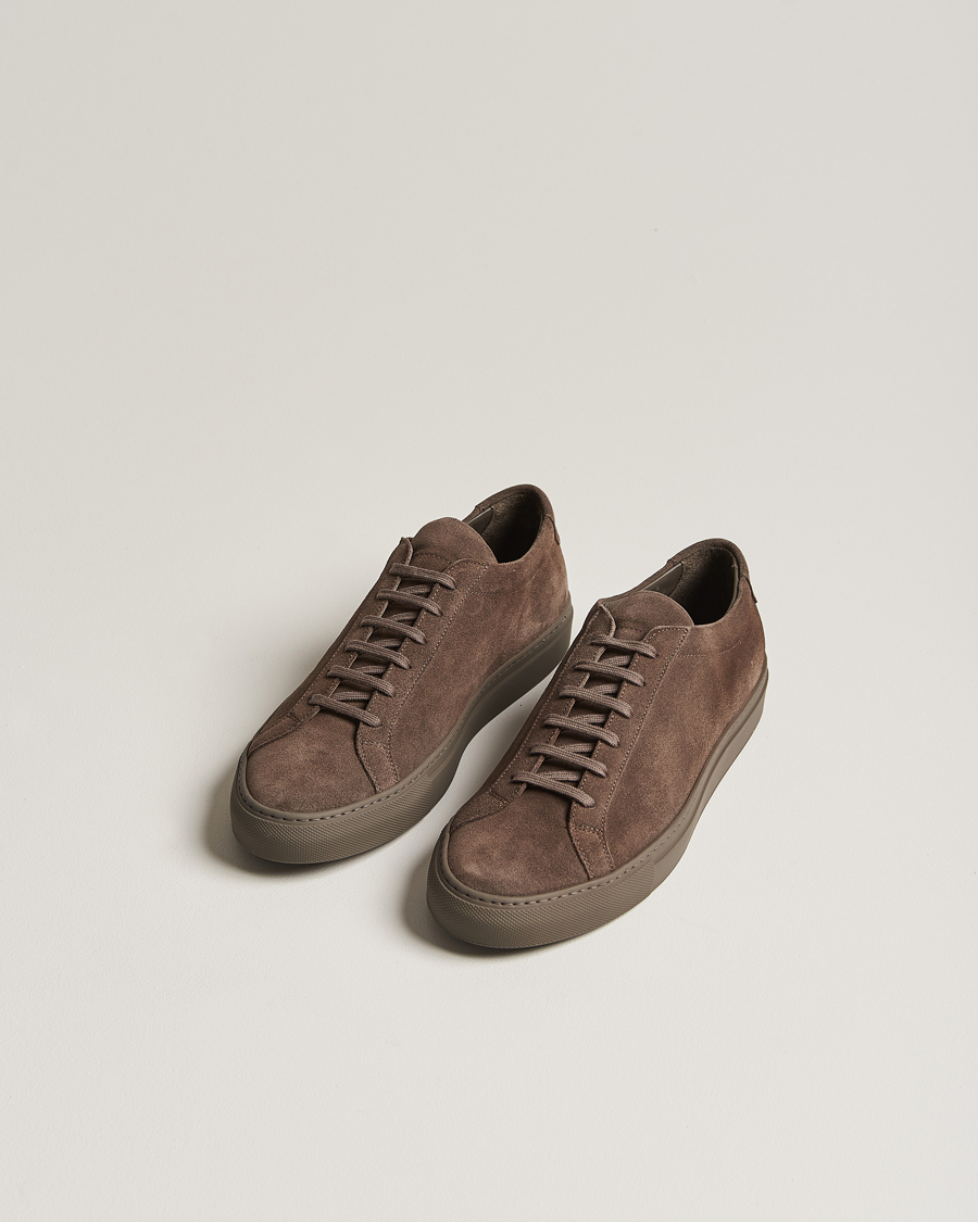 Homme | Common Projects Original Achilles Suede Sneaker Clay | Common Projects | Original Achilles Suede Sneaker Clay