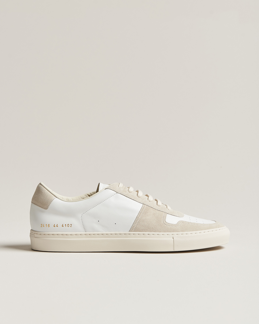 Homme | Common Projects B Ball Duo Leather Sneaker Off White/Beige | Common Projects | B Ball Duo Leather Sneaker Off White/Beige