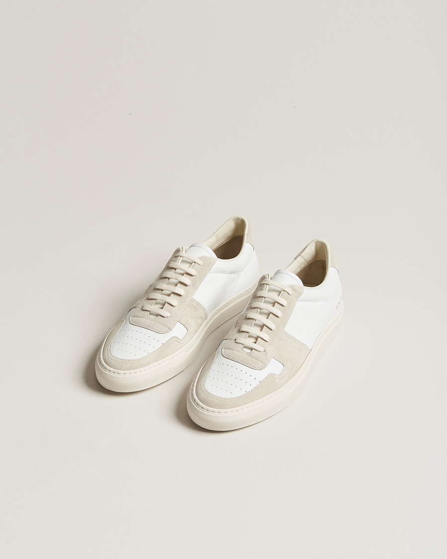 Homme | Common Projects B Ball Duo Leather Sneaker Off White/Beige | Common Projects | B Ball Duo Leather Sneaker Off White/Beige