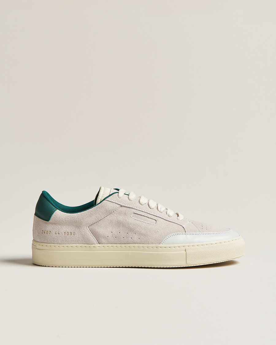 Homme | Common Projects Tennis Pro Sneaker Off White/Green | Common Projects | Tennis Pro Sneaker Off White/Green