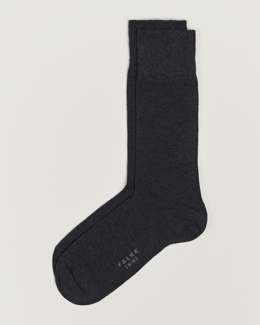 Homme | Sous-Vêtements Et Chaussettes | Falke | Swing 2-Pack Socks Anthracite Melange