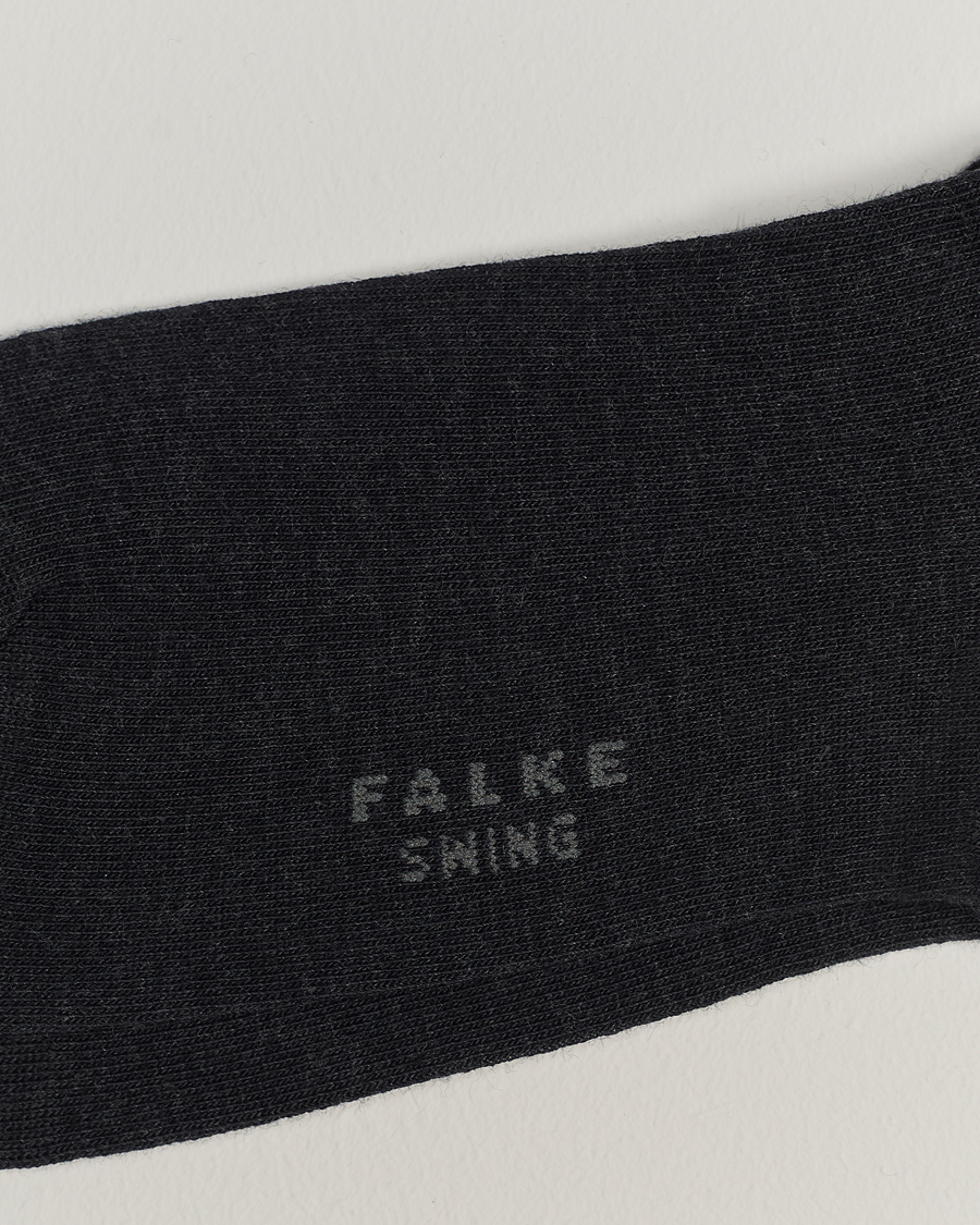 Homme | Chaussettes Quotidiennes | Falke | Swing 2-Pack Socks Anthracite Melange