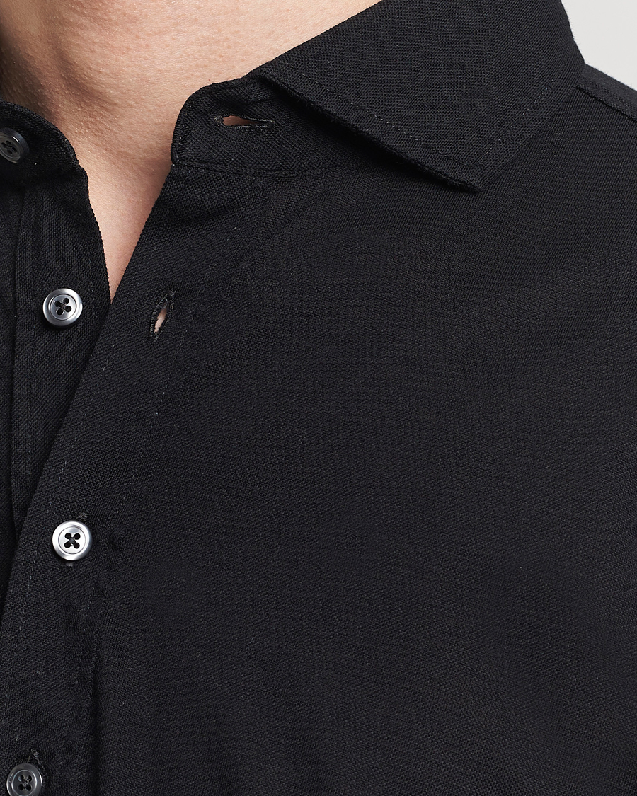 Homme | Chemises | Gran Sasso | Popover Shirt Black