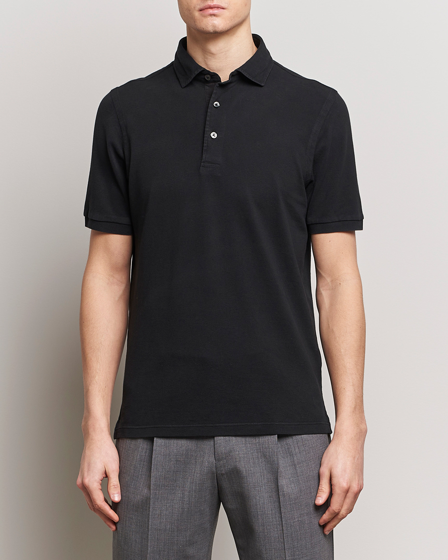 Homme | Sections | Gran Sasso | Washed Polo Black