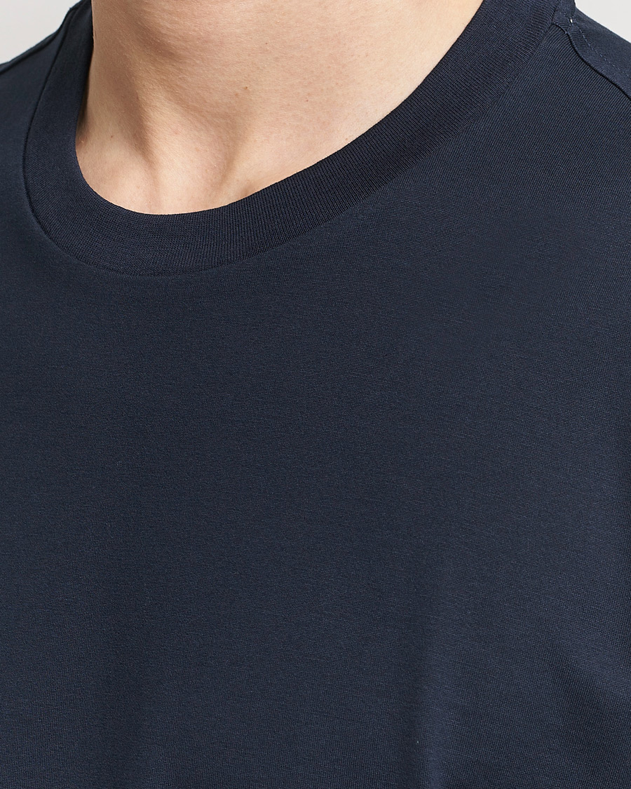 Homme | T-shirts | Brioni | Short Sleeve Cotton T-Shirt Navy