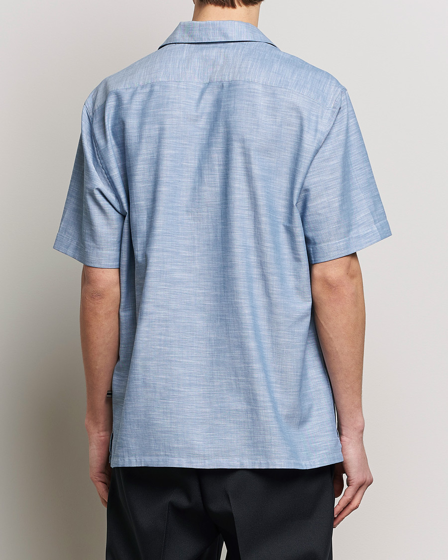 Homme | Chemises | Brioni | Cotton Cuban Shirt Light Blue