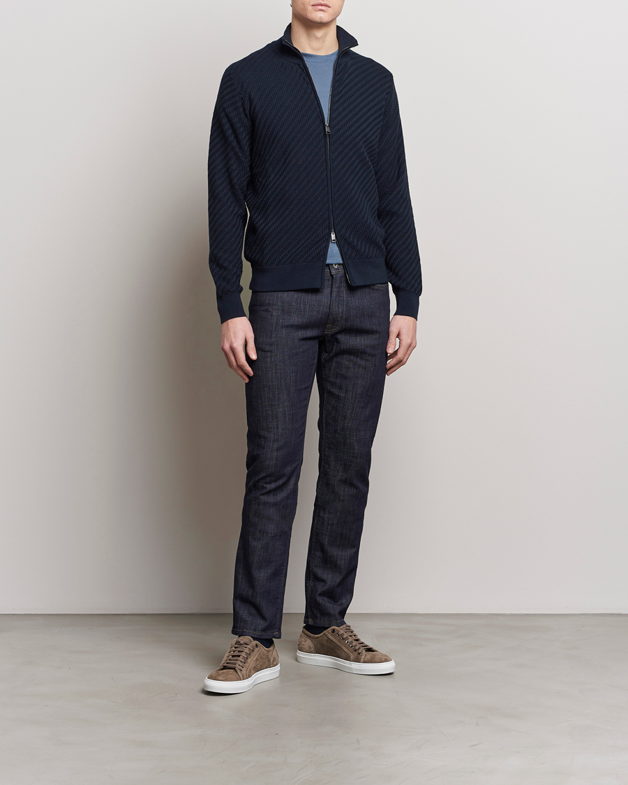 Homme | Jeans | Brioni | Slim Fit Stretch Jeans Dark Indigo