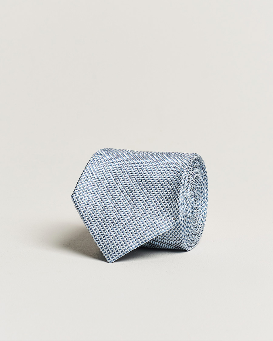 Homme | Brioni Structured Silk Tie Light Blue | Brioni | Structured Silk Tie Light Blue