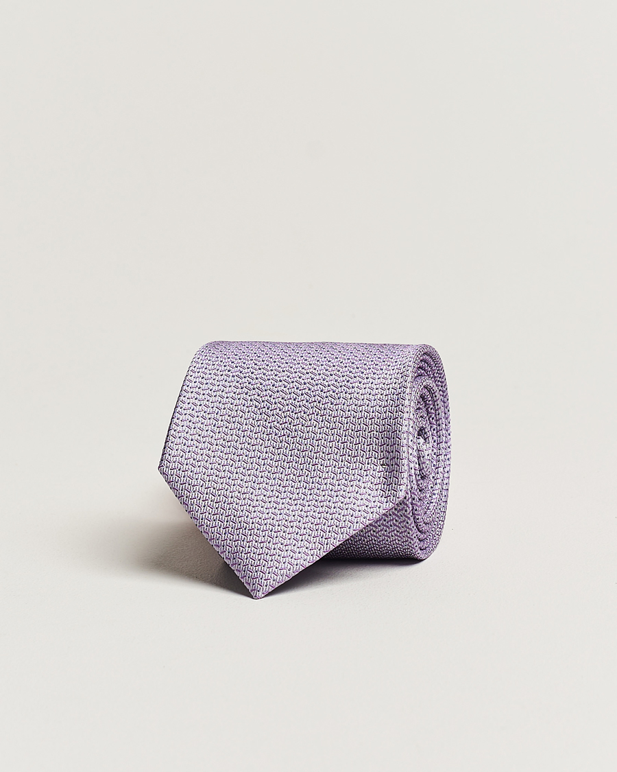 Homme | Brioni Structured Silk Tie Lavender | Brioni | Structured Silk Tie Lavender