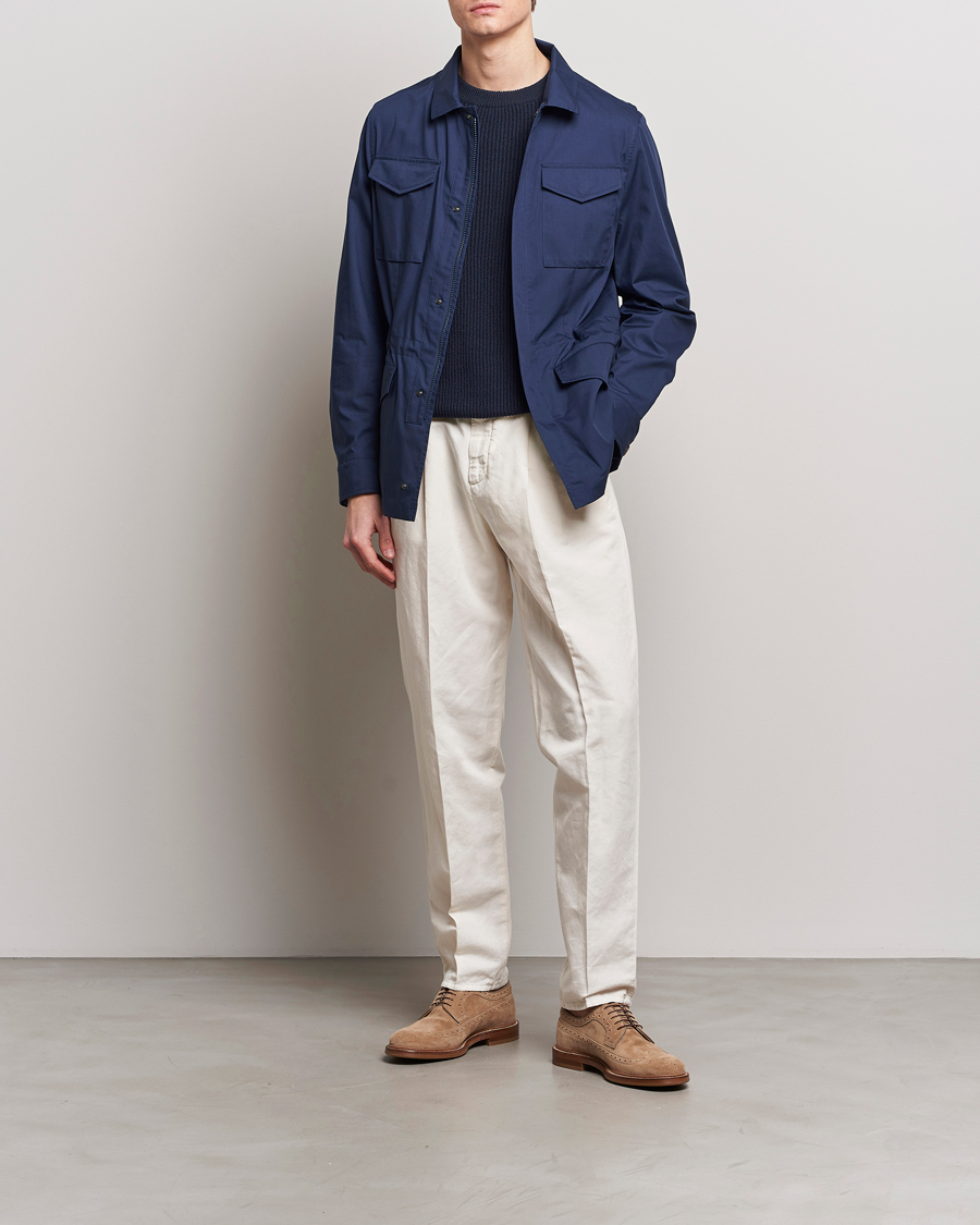 Homme | Manteaux Et Vestes | Brunello Cucinelli | Lightweight Field Jacket Navy