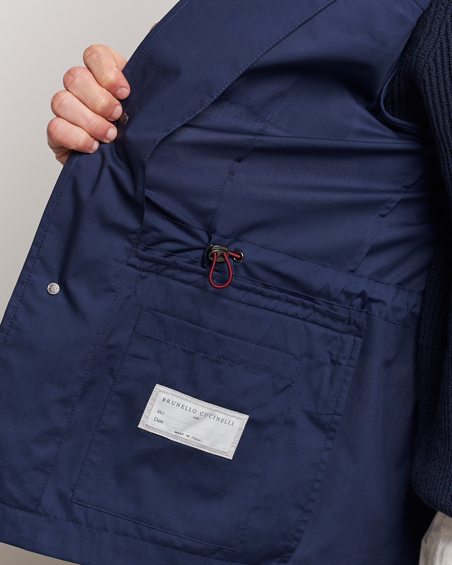 Homme | Manteaux Et Vestes | Brunello Cucinelli | Lightweight Field Jacket Navy