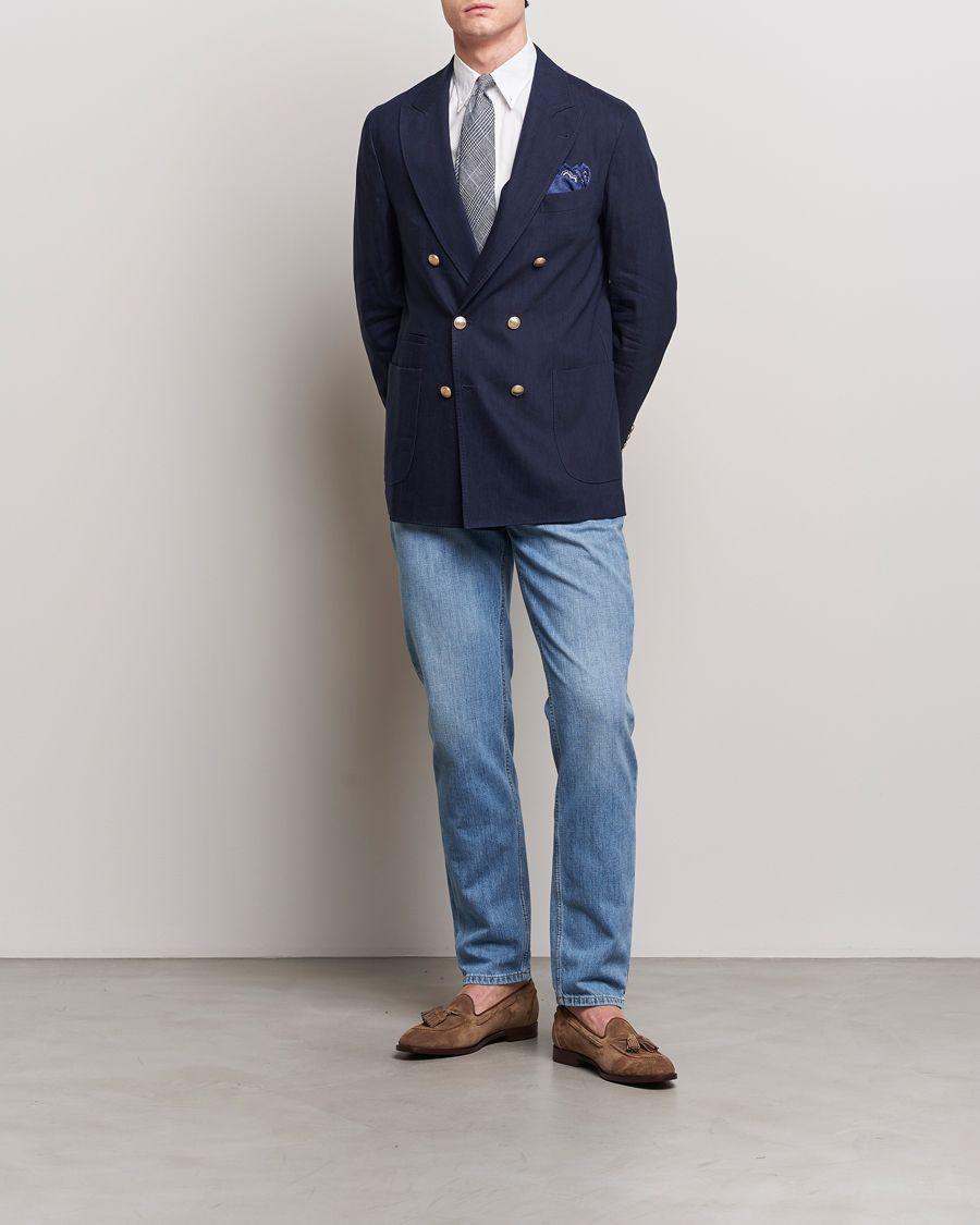 Homme | Jeans | Brunello Cucinelli | Traditional Fit Jeans Blue Wash