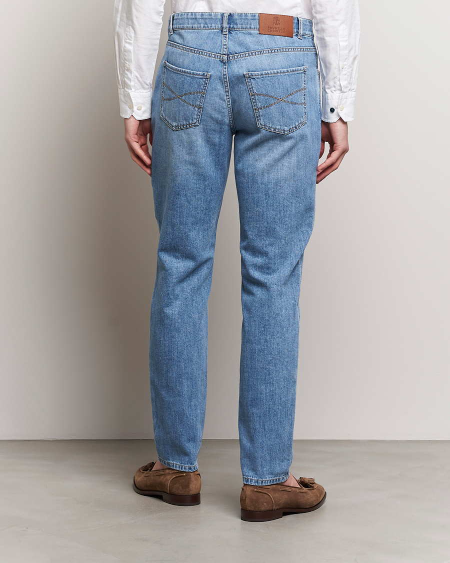 Homme | Jeans | Brunello Cucinelli | Traditional Fit Jeans Blue Wash